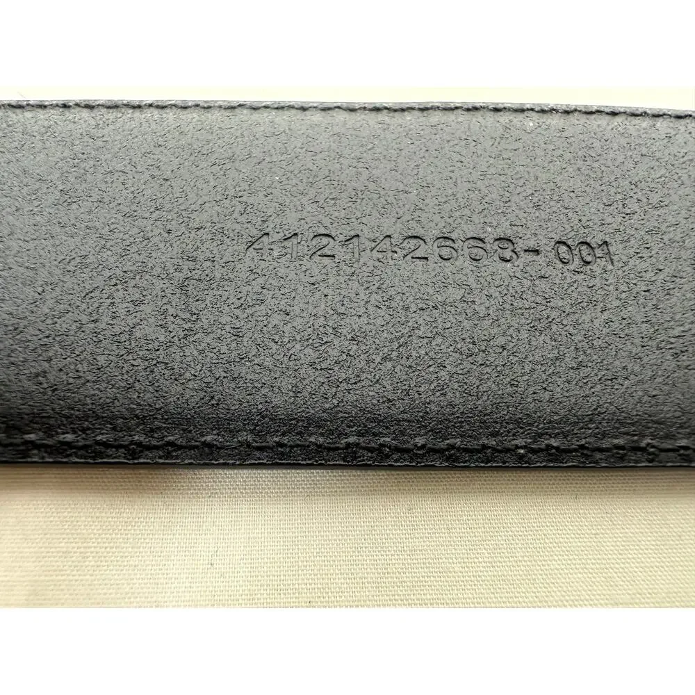 Lauren Ralph Lauren Black Leather Belt SZ XL Quiet Luxury Heritage Style
